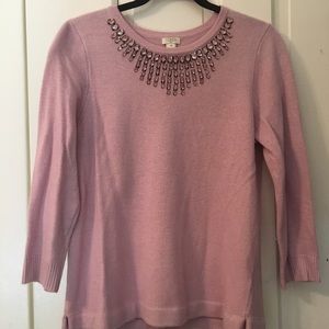 J.Crew embellished sweater